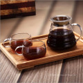 Range Coffee Server 800ml 27oz Kettle Thickened Glass Heat Resist Drip Pot for Hand Drip Coffee Tea Water etc.